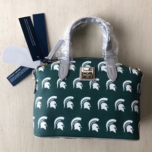 NWT Dooney & Bourke MSU purse 💚